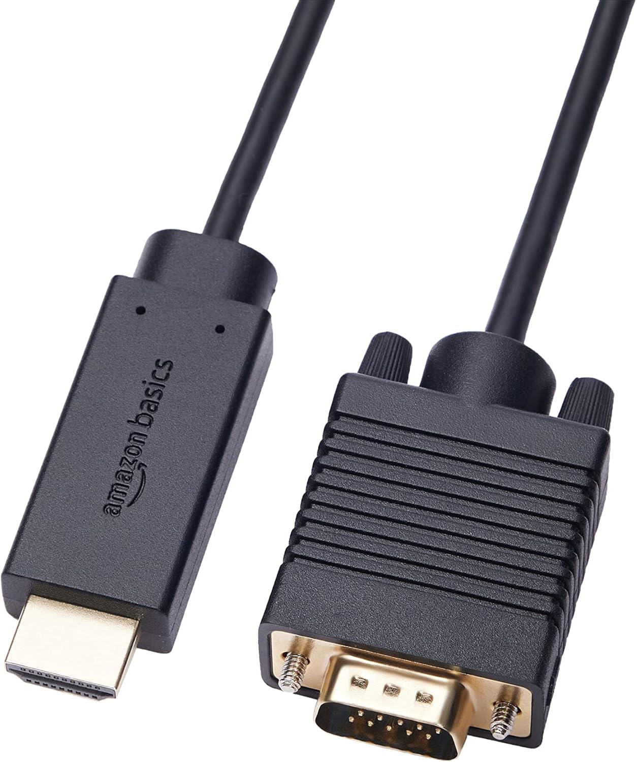 Кабель Amazon Basics HDMI to VGA 1920x1080@60Hz, 1.8м, black