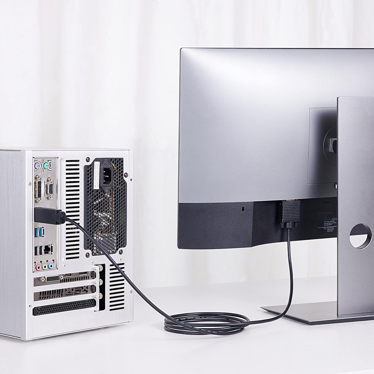 Кабель Amazon Basics HDMI to VGA 1920x1080@60Hz, 1.8м, black - Зображення 6