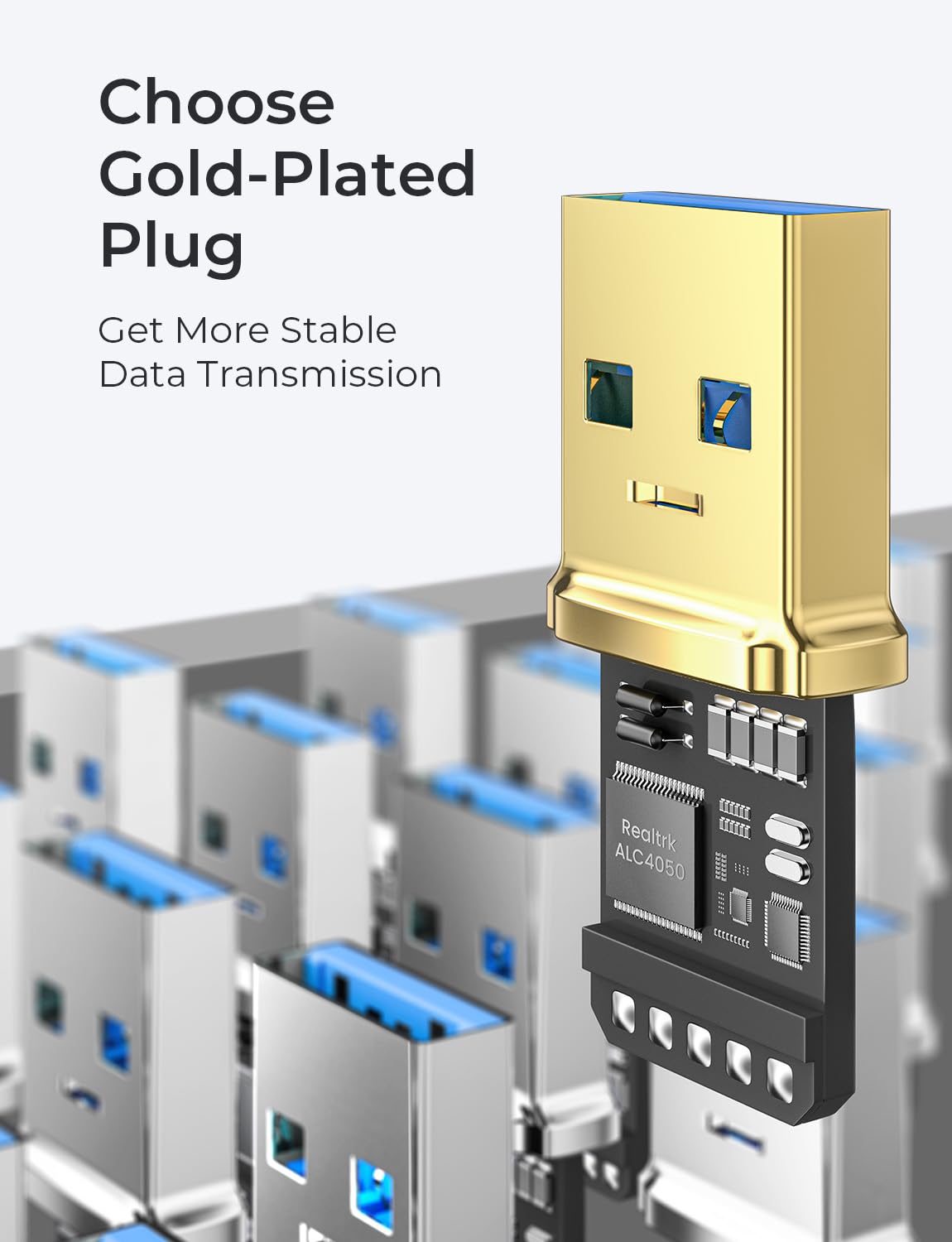 Кабель-подовжувач AINOPE USB3.0, 2м, grey - Зображення 7