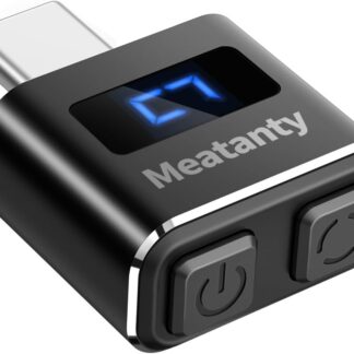 Вігглер шейкер симулятор для миші Meatanty Mouse Mover Jiggler Metal Mini 2-buttons black (Type-C)