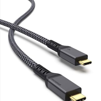 Кабель Maxonar Type-C to Type-C Thunderbolt 4/USB4 8K@60Hz, 240W, 40Gbps, 1м Black