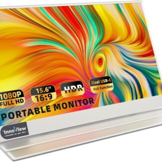 Монітор портативний InnoView INVPM406 15.6" 1080P FHD USB-C, miniHDMI, HDR, IPS, Smart Cover