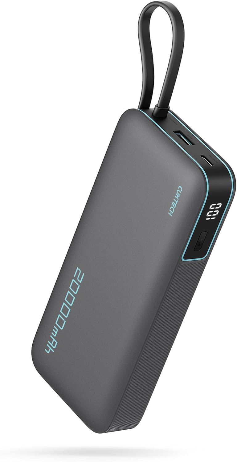 УМБ Powerbank CUKTECH Portable Charger, 20000mAh 45W PD PPS чорний (PB200N)