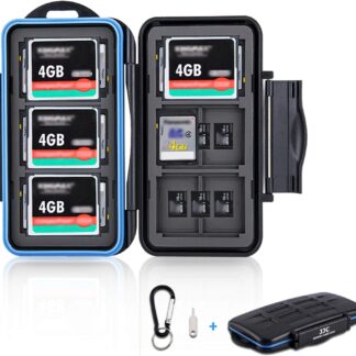 ​Водонепроникний захисний кейс для карт пам'яті JJC 18 microSD+12 SD+6 CF [MC-STC36]