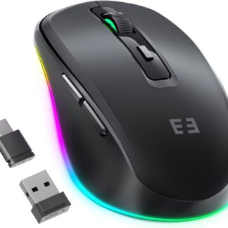 Миша seenda MOU160 Wireless Type A/C аккумуляторна, з функцією вігглер шейкер симулятору руху, чорна