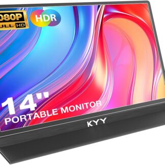 Монітор портативний KYY 14inch 1080P FHD USB-C, HDMI, HDR, IPS, VESA Mount & Smart Cover (K5-3)