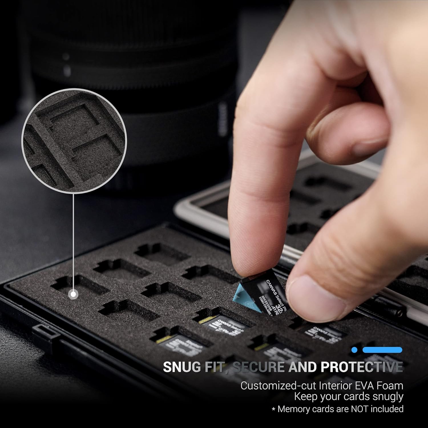 Водонепроникний захисний кейс для карт пам'яті JJC 30 x micro SD - Зображення 3