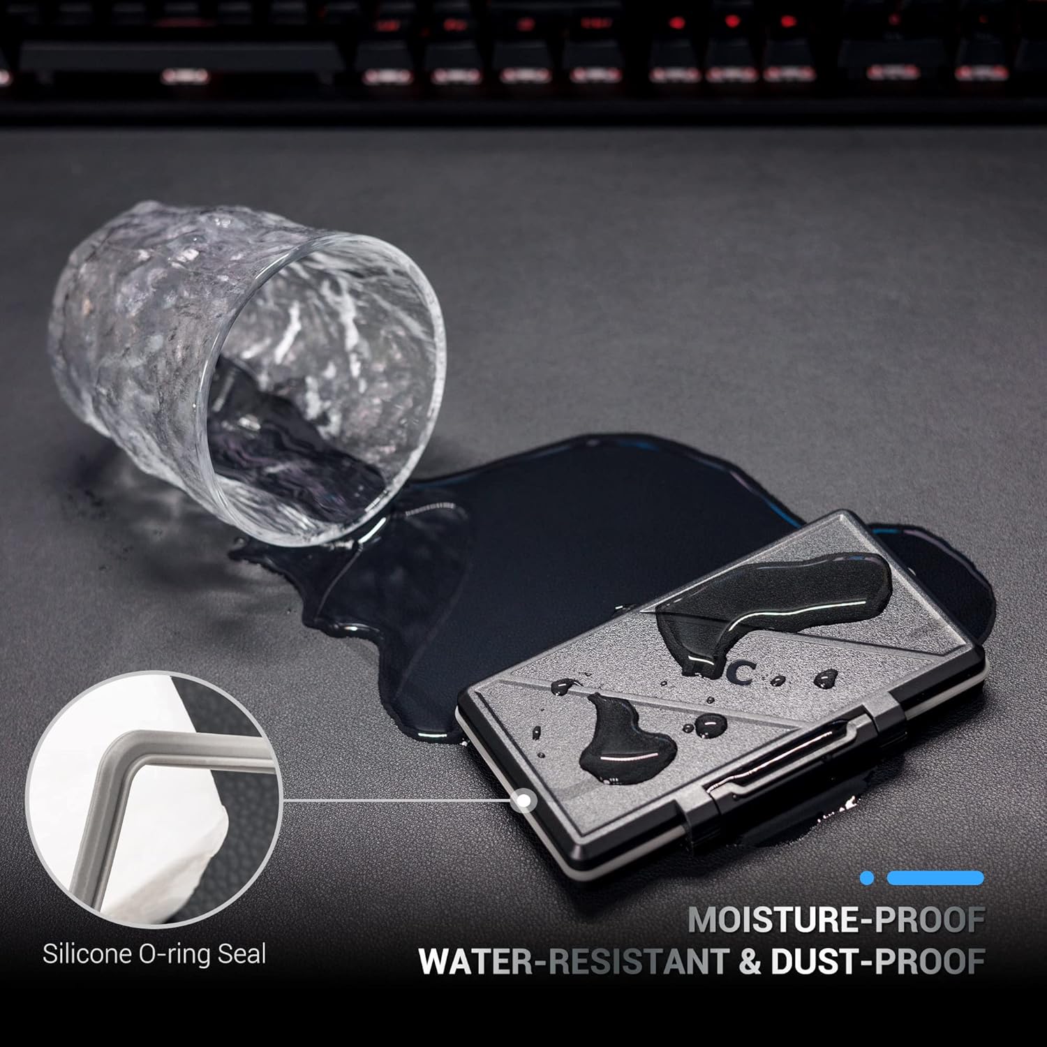 Водонепроникний захисний кейс для карт пам'яті JJC 30 x micro SD - Зображення 4