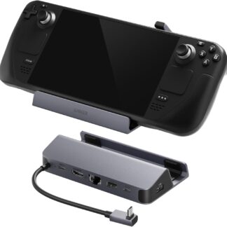 Док-станція Anker для Steam Deck/ROG Ally/Legion Go Dock, 6-в-1 HDMI 4K@60Hz, Gigabit Ethernet, USB-A та 100 Вт USB-C