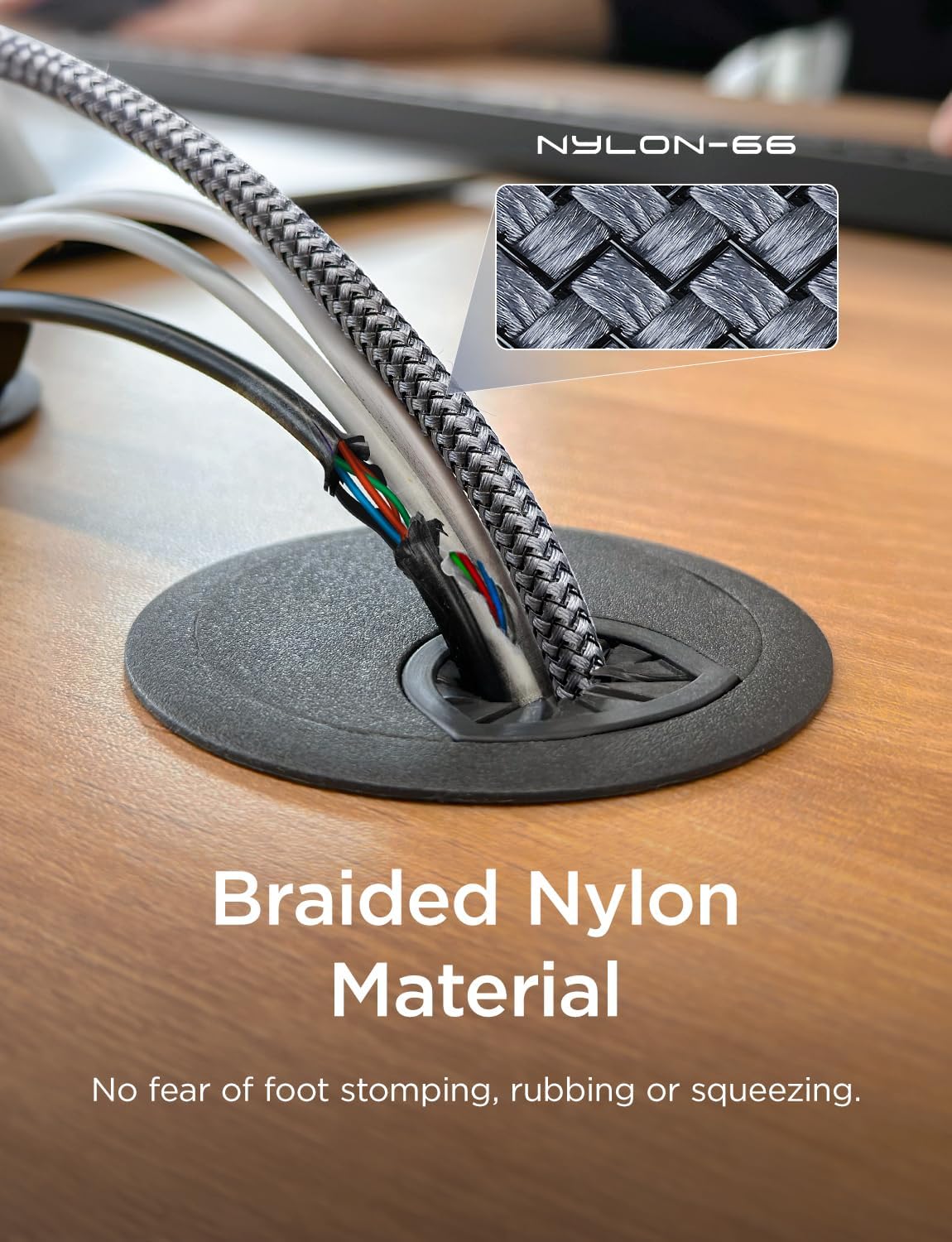 Кабель AINOPE USB 3.1 USB A/C Male to Micro B Male 10Gbps 0.5м grey - Зображення 5