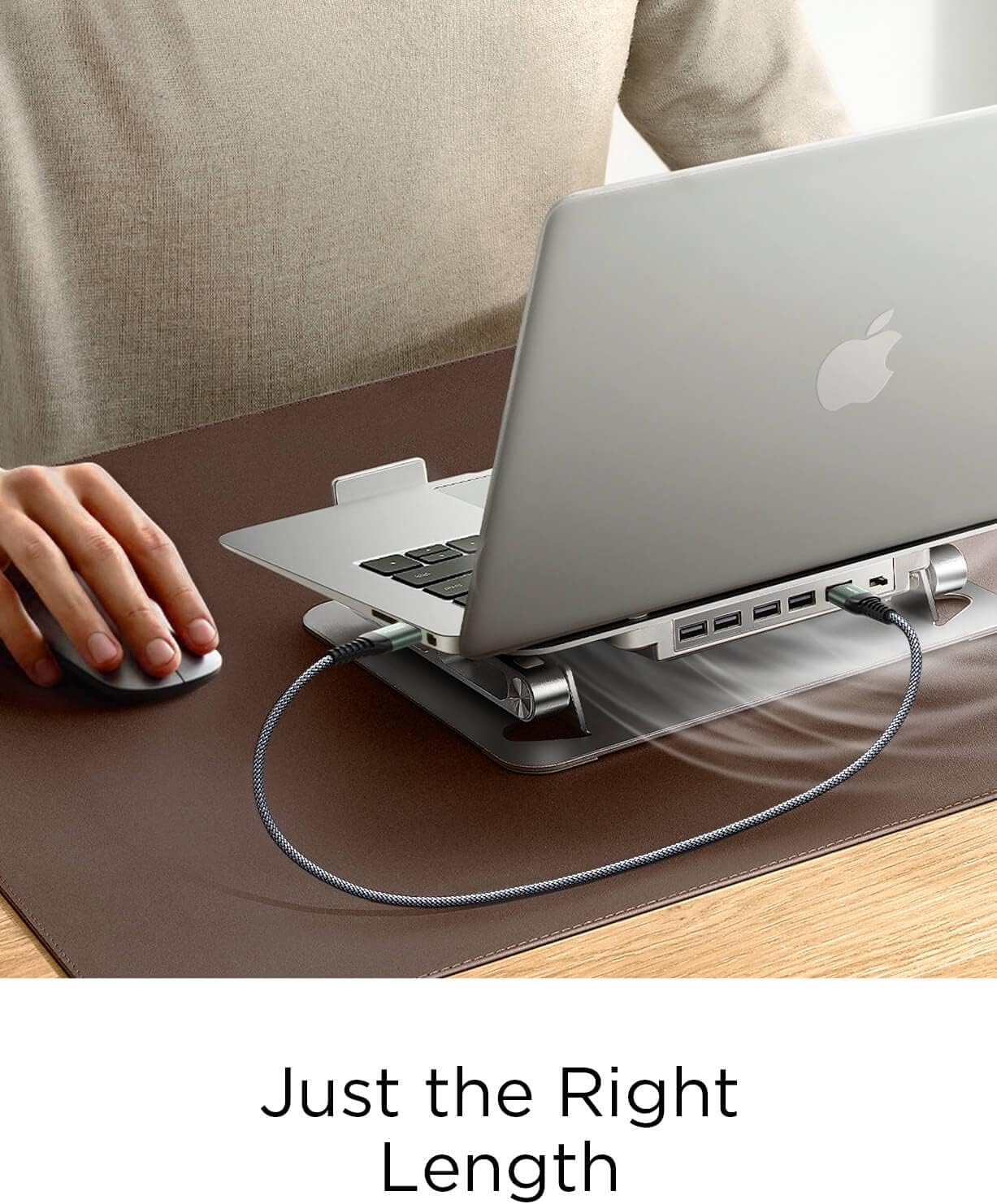 Кабель AINOPE USB A to USB A, USB 3.0 AM/AM, 5Gbps, 1м, grey - Зображення 6