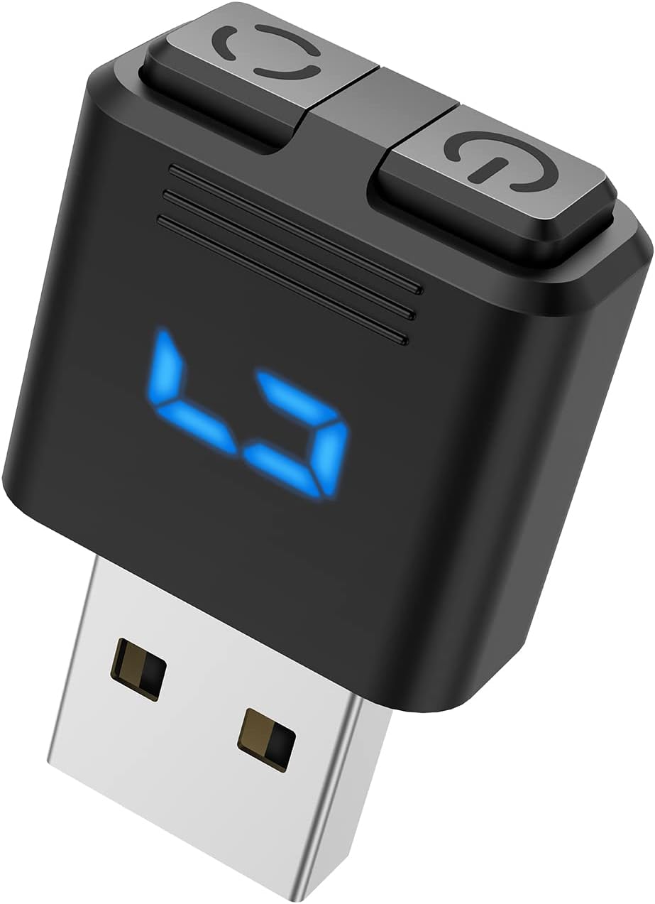 Вігглер шейкер симулятор для миші Vaydeer Mouse Mover Jiggler T4 Lite 2-buttons plastic black