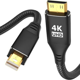 Кабель KELink mini DisplayPort to mini HDMI, 4K@30Hz, 2K@120Hz, 1080P@120Hz, 1.8м, black