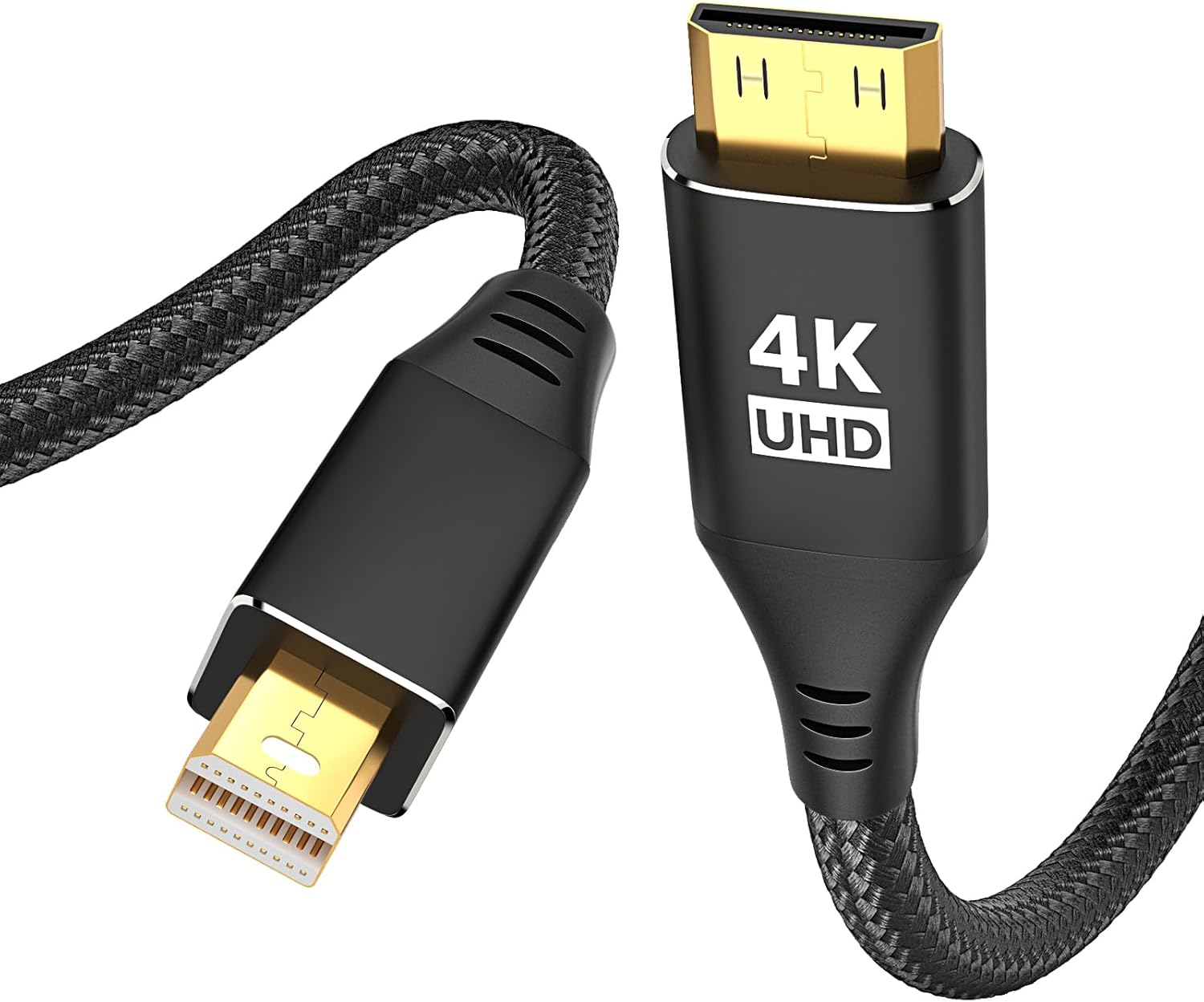 Кабель KELink mini DisplayPort to mini HDMI, 4K@30Hz, 2K@120Hz, 1080P@120Hz, 1.8м, black