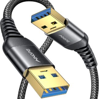 Кабель AINOPE USB A to USB A, USB 3.0 AM/AM, 5Gbps, 2м, black