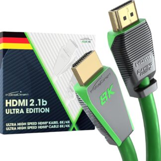 ​Кабель KabelDirekt HDMI 2.1 [Certified Ultra High Speed HDMI] 48Gbps 8K@60Hz 4K@144Hz 1.8м