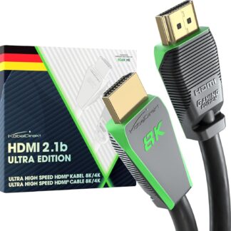 ​Кабель KabelDirekt HDMI 2.1 [Certified Ultra High Speed HDMI] 48Gbps 8K@60Hz 4K@144Hz 1.8м