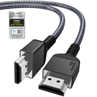 Кабель Maxonar HDMI 2.1 [Certified Ultra High Speed HDMI] 48Gbps 8K@60Hz, 4K@120Hz 1м silver (MH8K0)