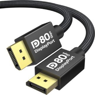 Кабель IVANKY Displayport v2.1 [VESA Certified] 16K@60Hz, 8K@120Hz, 4K@240Hz 80Gbps 2м чорний [VBC94]