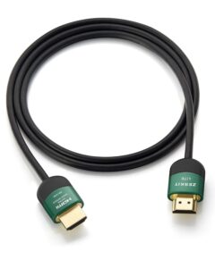 Кабель Zeskit Lite HDMI 2.1 [Certified Ultra High Speed HDMI] 48Gbps slim, 8K@60Hz, 4K@120Hz, 0.5м black (LT8K-050)