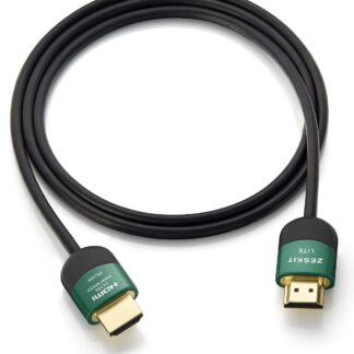 Кабель Zeskit Lite HDMI 2.1 [Certified Ultra High Speed HDMI] 48Gbps slim, 8K@60Hz, 4K@120Hz, 0.5м black (LT8K-050)