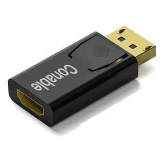 Адаптер Conable DisplayPort to HDMI, 4K@30Hz, 1440p@60Hz, 1080p@120Hz, black