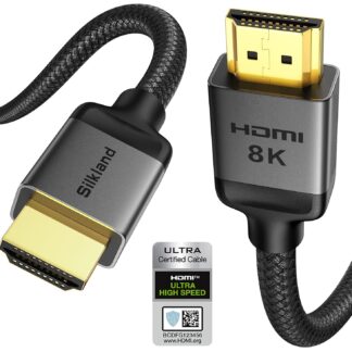 Кабель Silkland HDMI 2.1 [Certified Ultra High Speed HDMI] 48Gbps 8K@60Hz, 4K@240Hz 2м grey