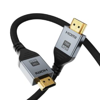 Кабель Angusplay HDMI 2.2 16K@60Hz, 96Gbps 16K@60Hz 8K@120Hz 4K@480Hz 2м чорний