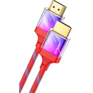 Кабель Jsaux HDMI 2.1 slim, 48Gbps, 8K@60Hz, 4K@120Hz 1м, multicolored