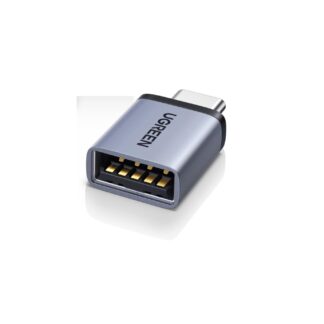 Адаптер-перехідник UGREEN Type-C to USB 3.2, 10Gbps, Gray
