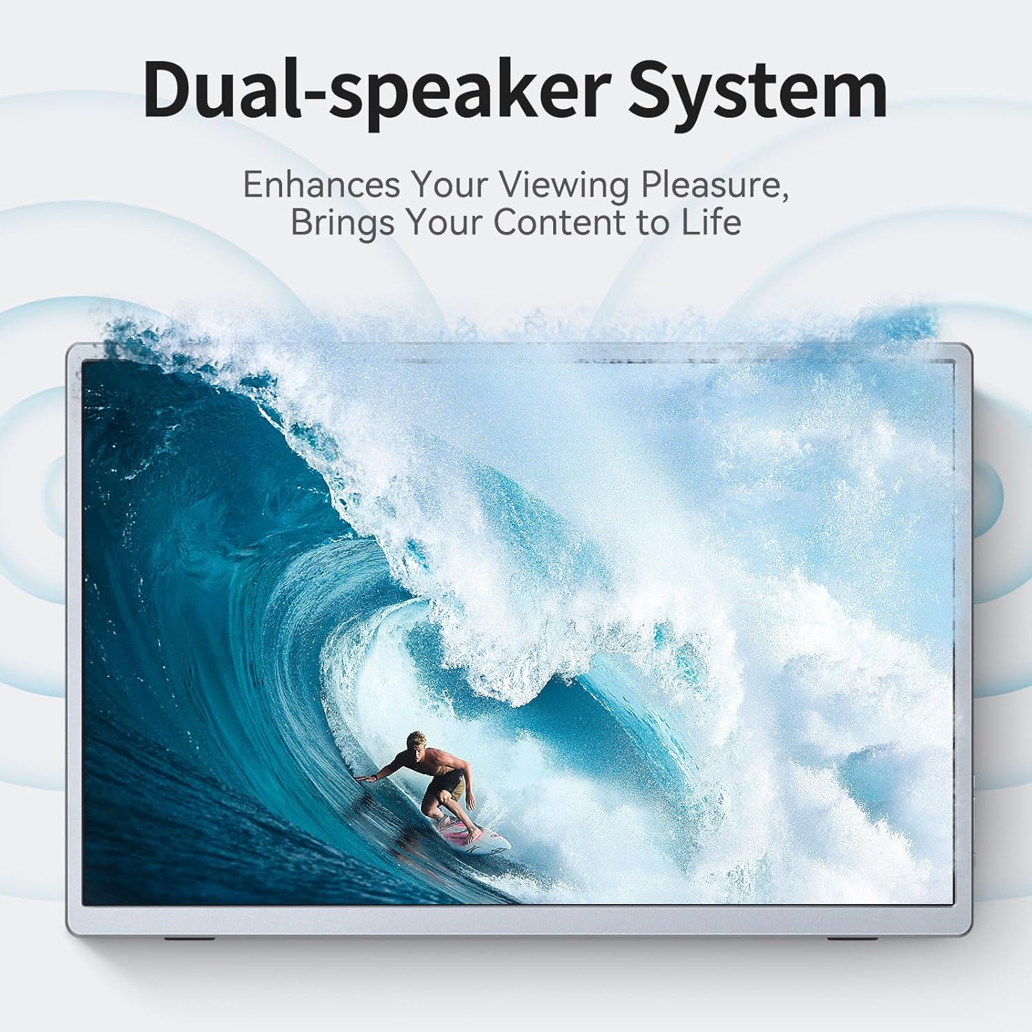 Монітор портативний CASKING 13.4" 4K+ (3840x2400) IGZO, USB-C, HDMI, HDR, VESA Mount & Smart Cover (C13U1) - Зображення 6