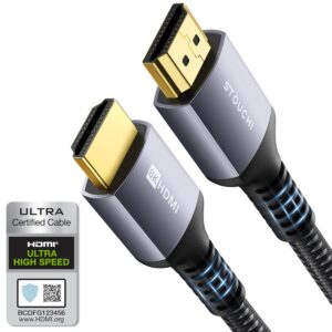 Кабель Stouchi HDMI 2.1 [Certified Ultra High Speed HDMI] 48Gbps 8K@60Hz, 4K@120Hz 1.8м grey