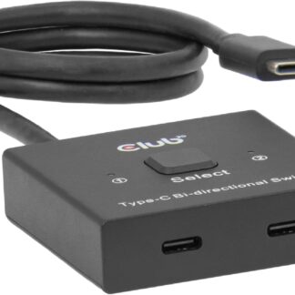 Двонаправлений перемикач Club 3D USB-C, Bi-Directional Video 8k@60Hz+Data+PD (CSV-2511)