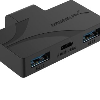 Хаб SABRENT USB Type-C 3-Port Hub для Steam Deck, 5Gbps USB 3.2, Dual USB-A Ports, PD Charging (HB-STDK)