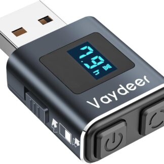 Вігглер шейкер симулятор для миші Vaydeer Mouse Mover Jiggler T5s with Timer, LED Countdown 3-buttons Black