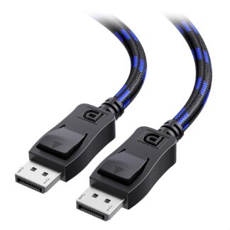 Кабель Cable Matters Displayport v1.4 [VESA Certified] 8K@60Hz, 4K@240Hz, 32.4Gbps, 1.8м black (102045-1.8m-B)