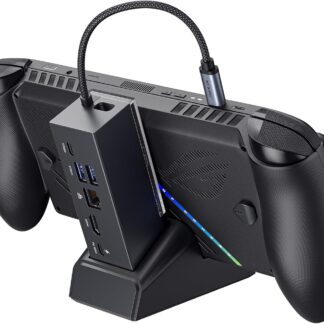 Док-станція JSAUX для Steam Deck/ROG Ally/Legion Go Dock, 6-в-1 HDMI 4K@120Hz, Gigabit Ethernet, USB-A/USB C 3.2 Gen 1 и 100 Вт USB-C (HB0609)