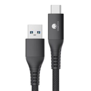 Кабель CONMDEX USB A to USB-C 15Вт, USB 3.1 Gen2, 10Gbps, 1м, black