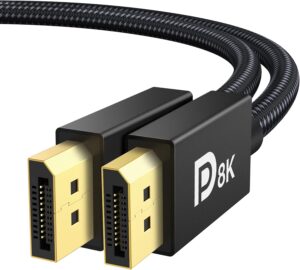 Кабель IVANKY Displayport v1.4 HBR3 [VESA Certified] 8K@60Hz, 4K@144Hz, 32.4Gbps, 2м black (VBC31)