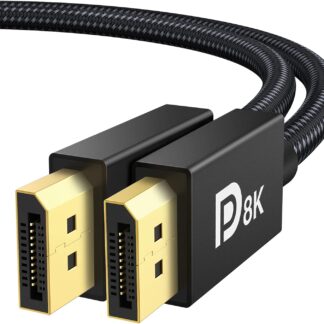 Кабель IVANKY Displayport v1.4 HBR3 [VESA Certified] 8K@60Hz, 4K@144Hz, 32.4Gbps, 2м black (VBC31)