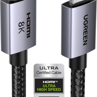 Кабель UGREEN HDMI 2.1 [Certified Ultra High Speed HDMI] 48Gbps 8K@60Hz 4K@240Hz 2м сірий (25910)