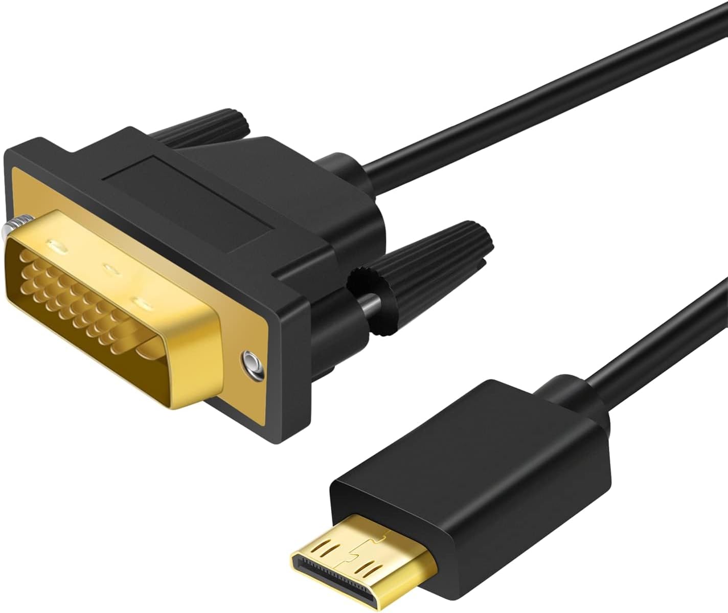 Кабель Twozoh miniHDMI to DVI 24+1pin 1920x1080@60Hz 2м - Зображення 4
