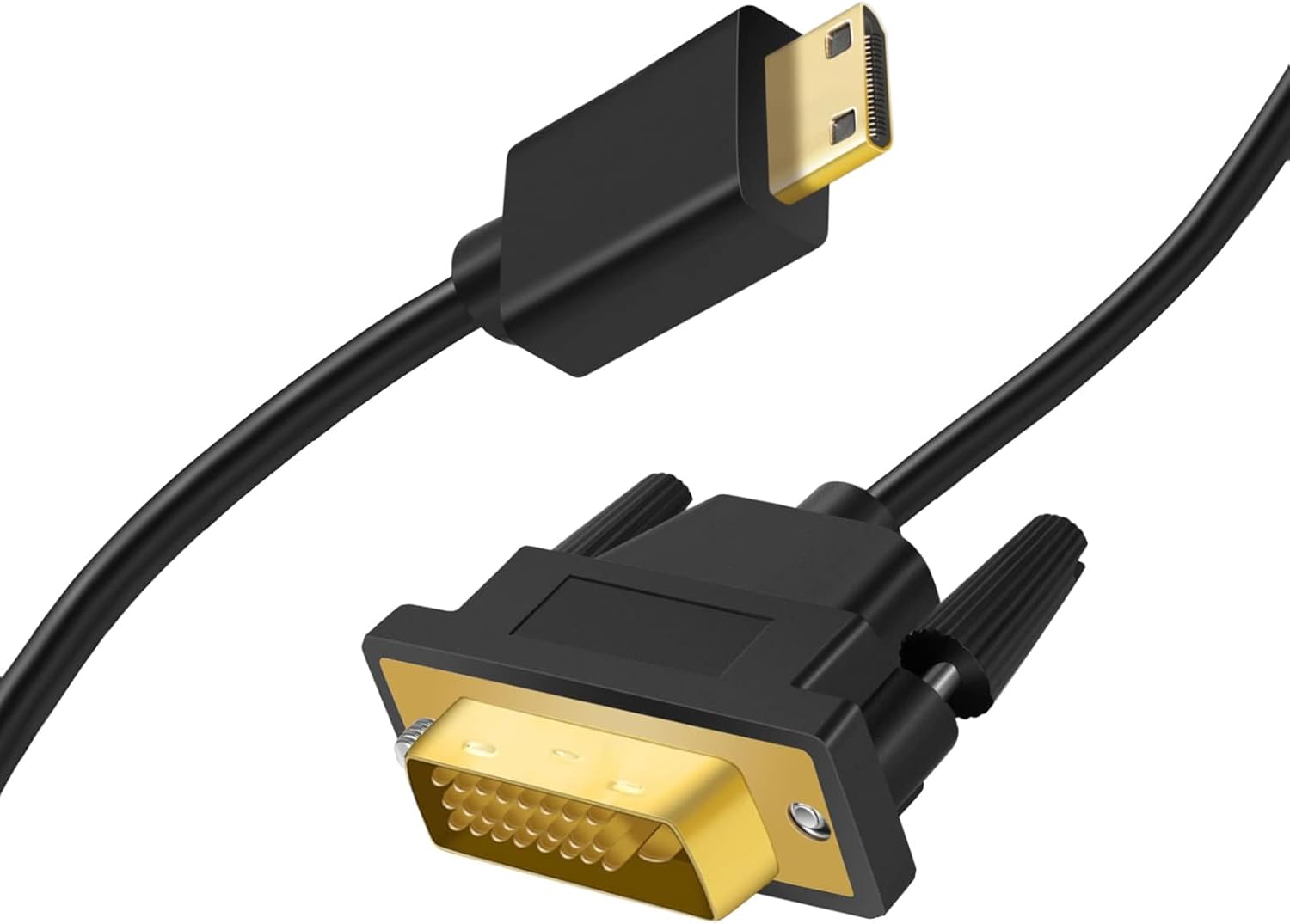 Кабель Twozoh miniHDMI to DVI 24+1pin 1920x1080@60Hz 2м - Зображення 5