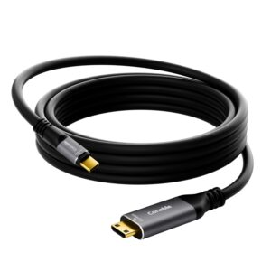 Кабель Conable Type-C to mini HDMI 4K@60Hz, 2K@120Hz, 1080P@120Hz, 1.2м black
