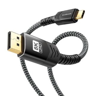 Кабель BlueRigger USB C to DisplayPort 1.4, 8K@60Hz 4K@144Hz 2K@240Hz, 3м, black