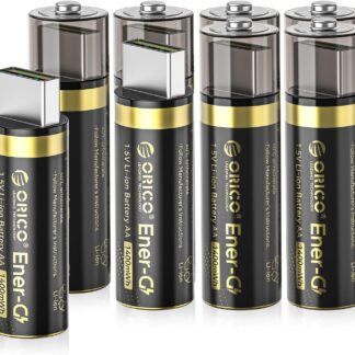 Акумулятор ORICO Ener-G AA USB 900мА·год, 1.5В, Lithium Ion, комплект 8шт