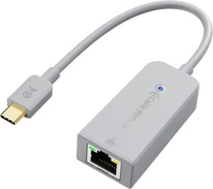 Адаптер Cable Matters с USB Type-C на Gigabit Ethernet Adapter 1Gbps (зовнішна мережева карта) сірий