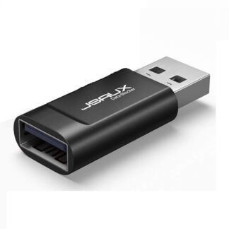 Адаптер JSAUX USB A to USB A Data Blocker, 2.4A